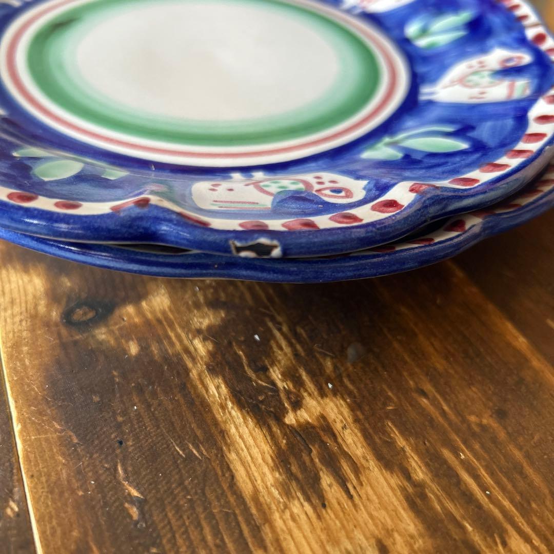 イタリア　ハンドメイド　CAS VIETRI 20㎝　2枚