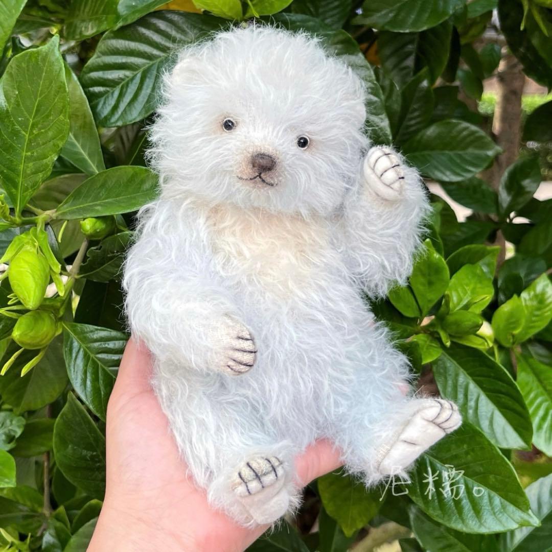 アザラシみたいなくまさん ぬいぐるみ テディベア アーティストベア 海外作家様