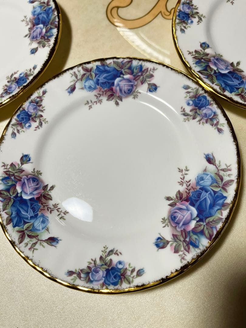 ロイヤル・アルバート ムーンライトローズ ケーキ皿 デザートプレート 5枚