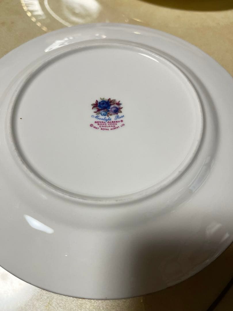 ロイヤル・アルバート ムーンライトローズ ケーキ皿 デザートプレート 5枚