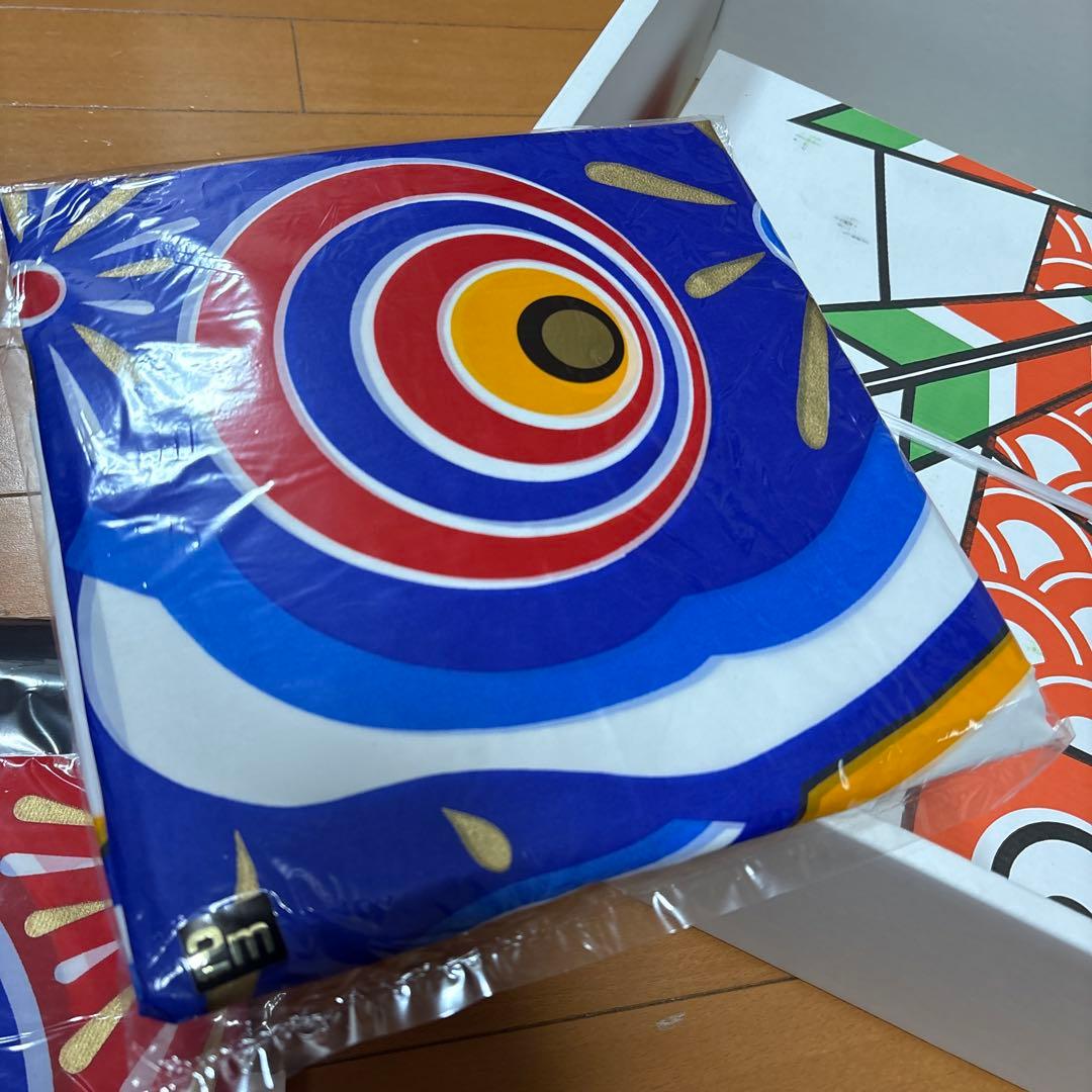 4m 40号　6点セット　俊峰　鯉幟　庭園用　庭用　金太郎　ゴールド　屋外用　外