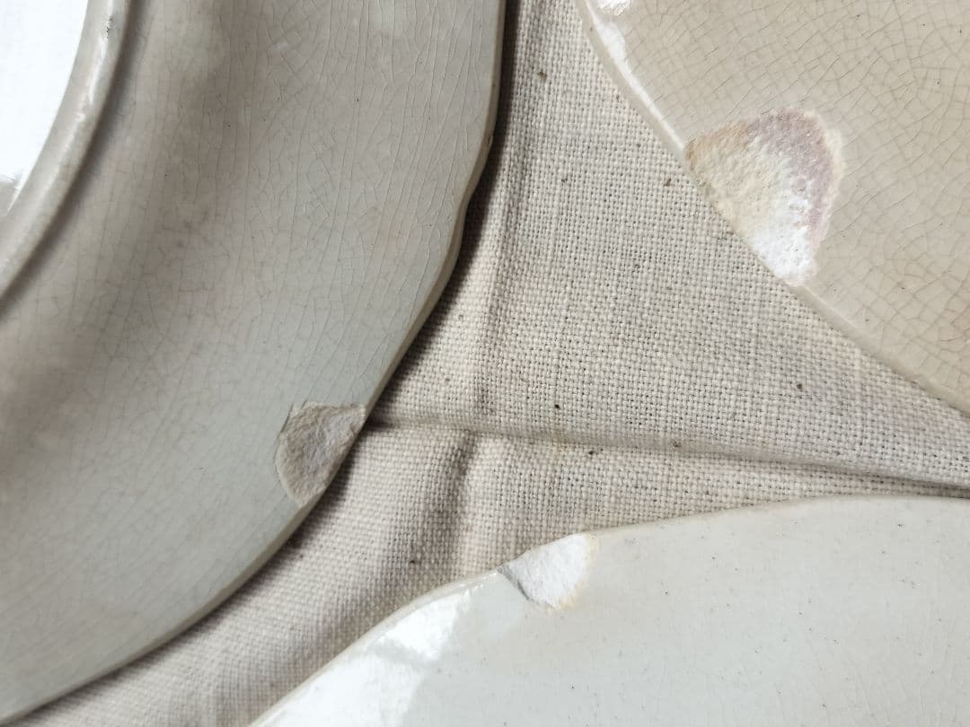 アンティーク　フランス　ジアン　絵皿3枚 22.5cm