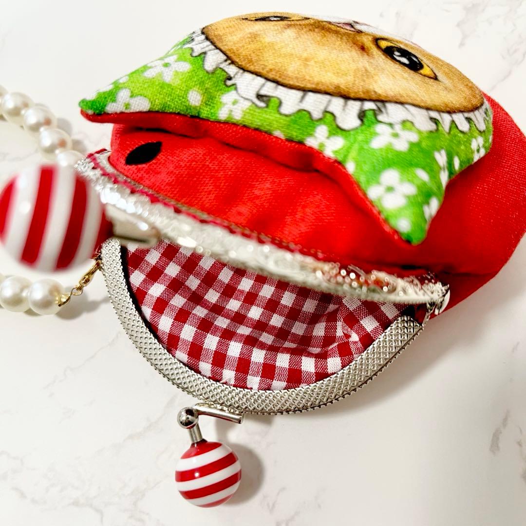 ゆ*ら様 コヤンイサムチョン♡BIGぷっくりクムくん♡スイカ♡ラウンドトートバッ