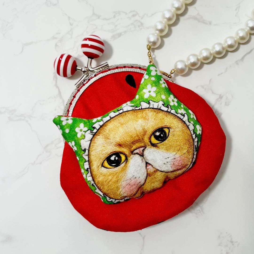 ゆ*ら様 コヤンイサムチョン♡BIGぷっくりクムくん♡スイカ♡ラウンドトートバッ