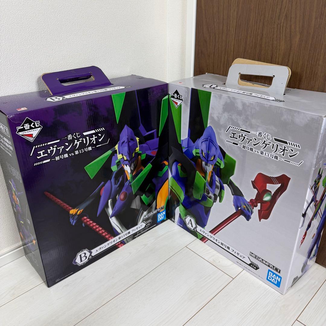 [美品] エヴァンゲリオン一番くじ　初号機VS第13号機　セット