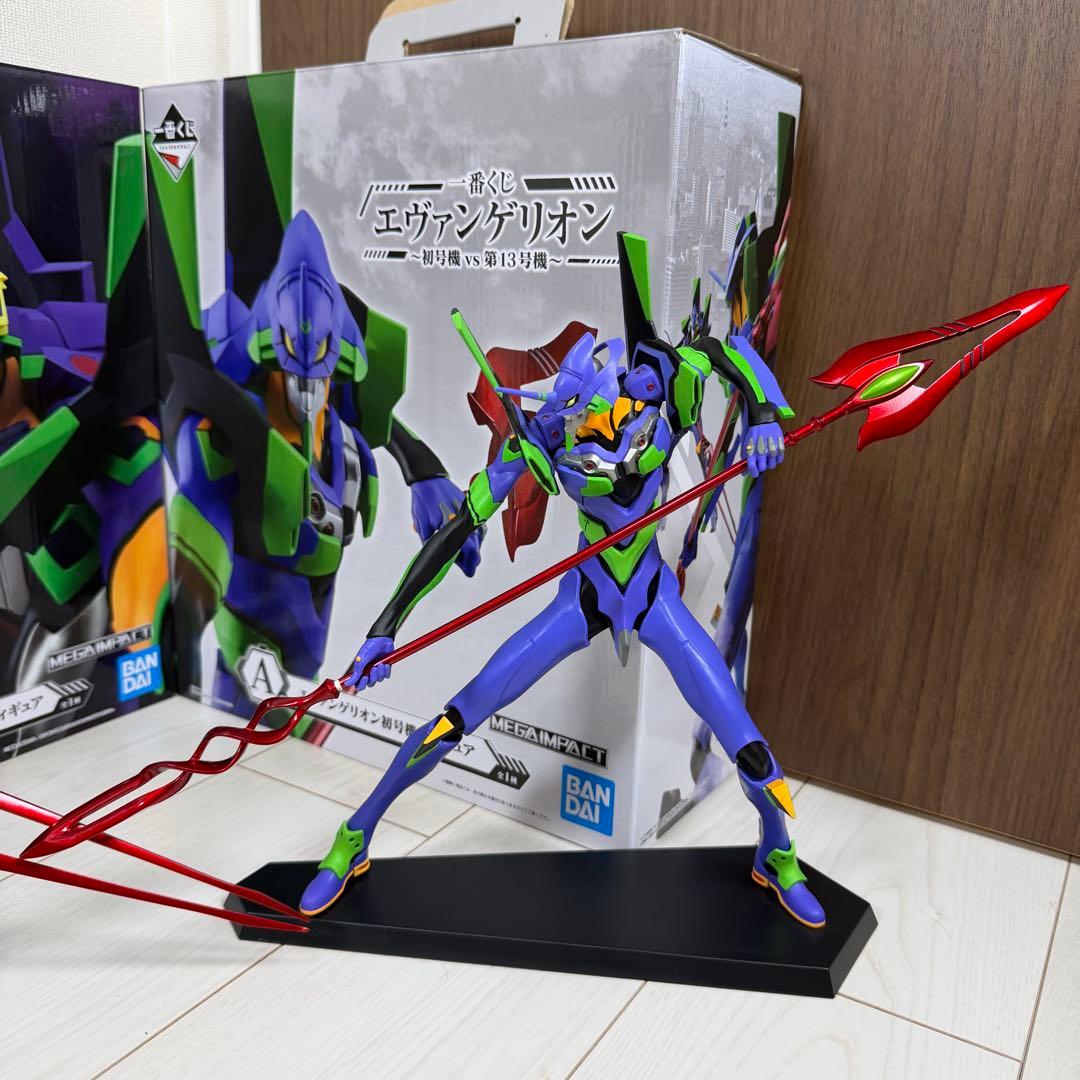 [美品] エヴァンゲリオン一番くじ　初号機VS第13号機　セット