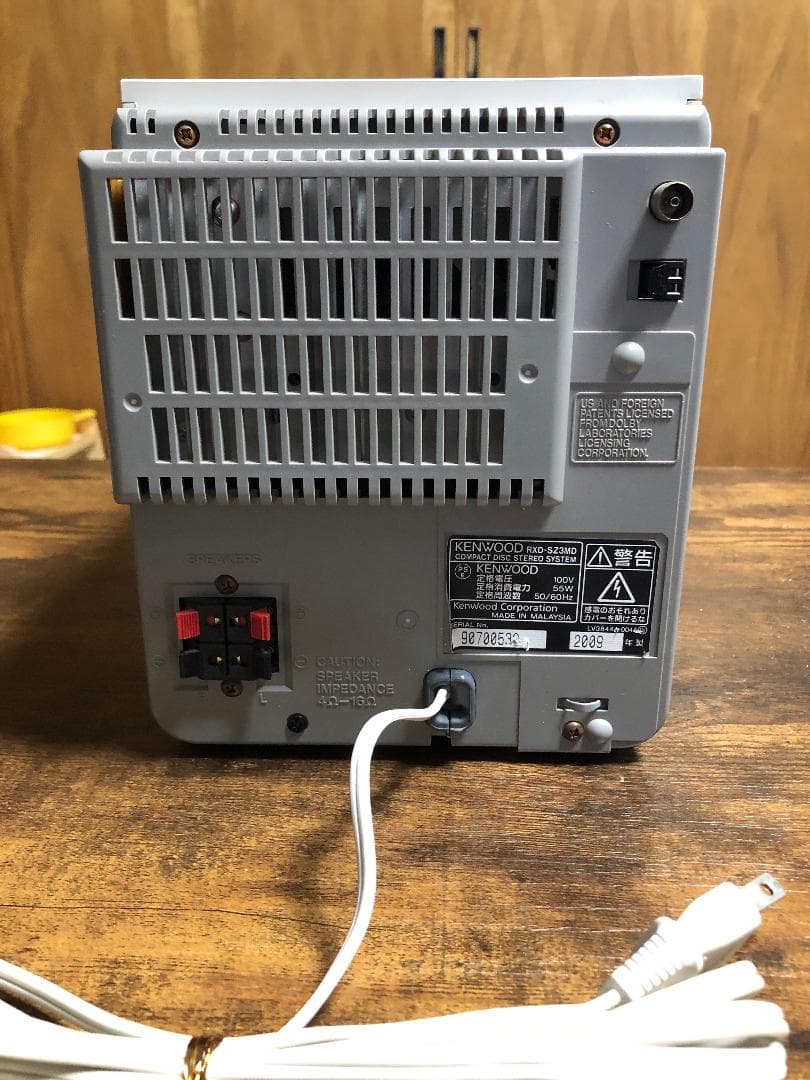 KENWOOD RXD-SZ3MD 完動品