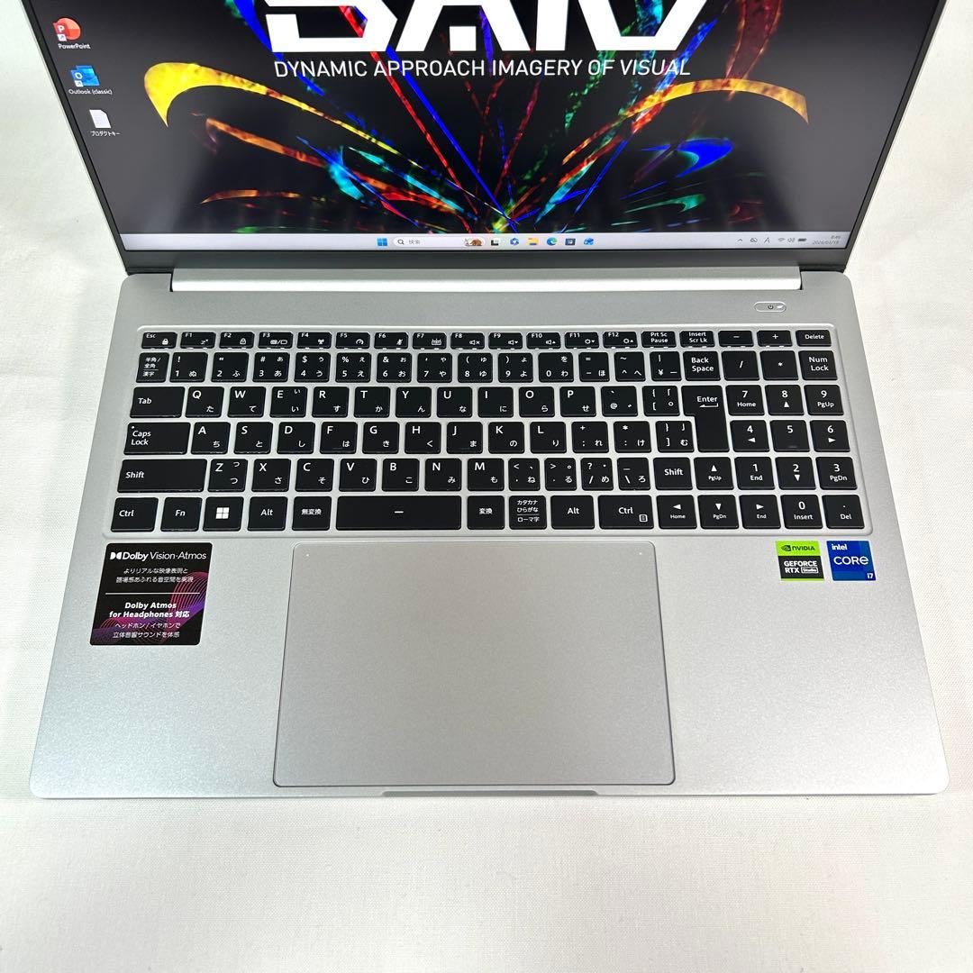 美品 DAIV Z6-I7G60SR-A i7 32GB 1TB RTX4060