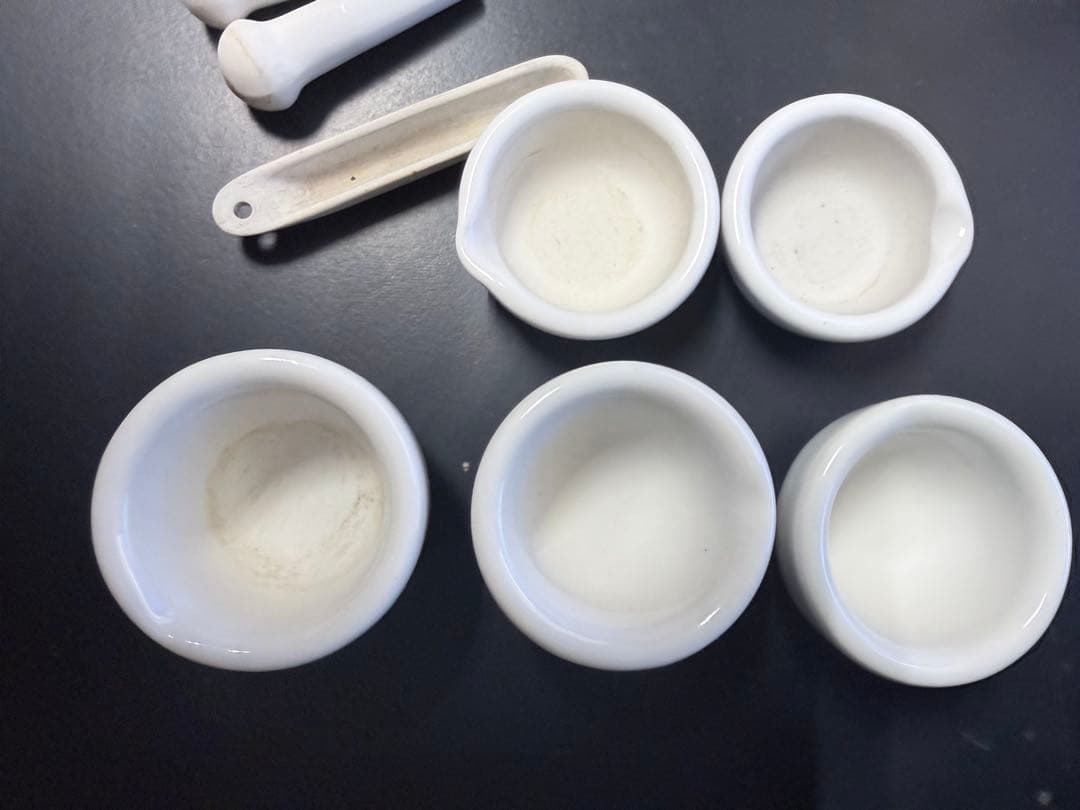 陶器製の臼と杵セット