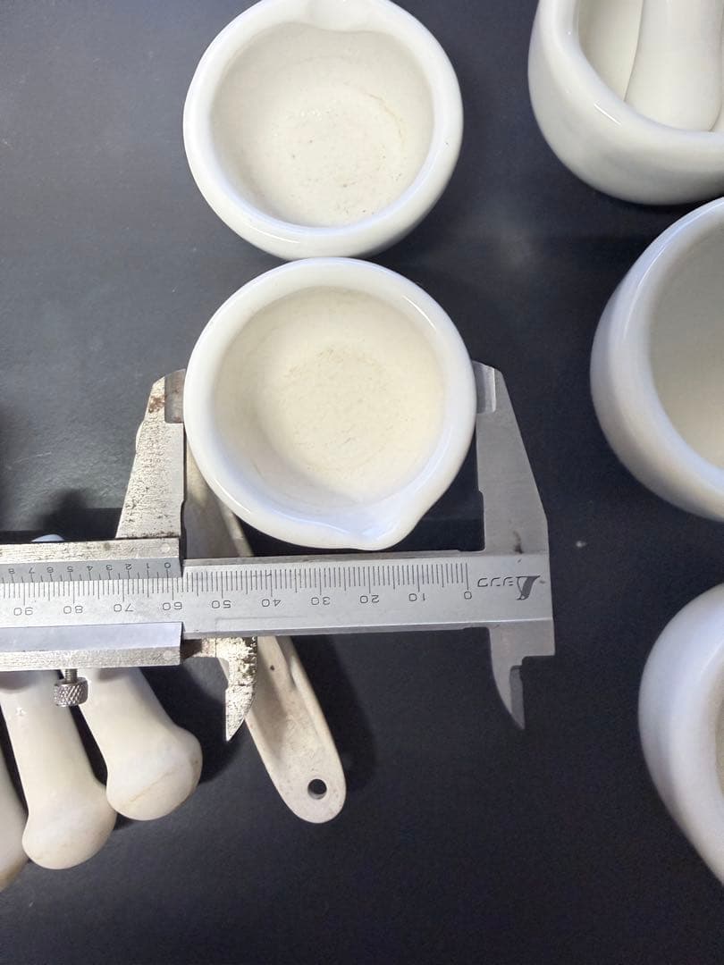 陶器製の臼と杵セット