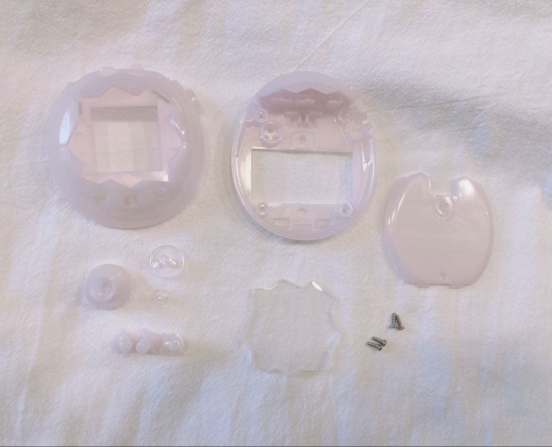 残り1点！たまごっちパラダイス　ケースカバー　交換用　カスタム部品　パールピンク