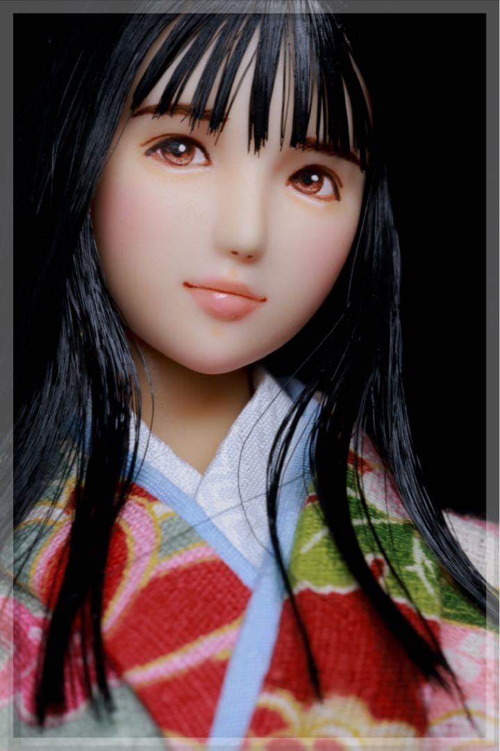 ♪♪ 1/6 　ドール カスタムドールヘッド　　莉子　(りこ) ♪♪