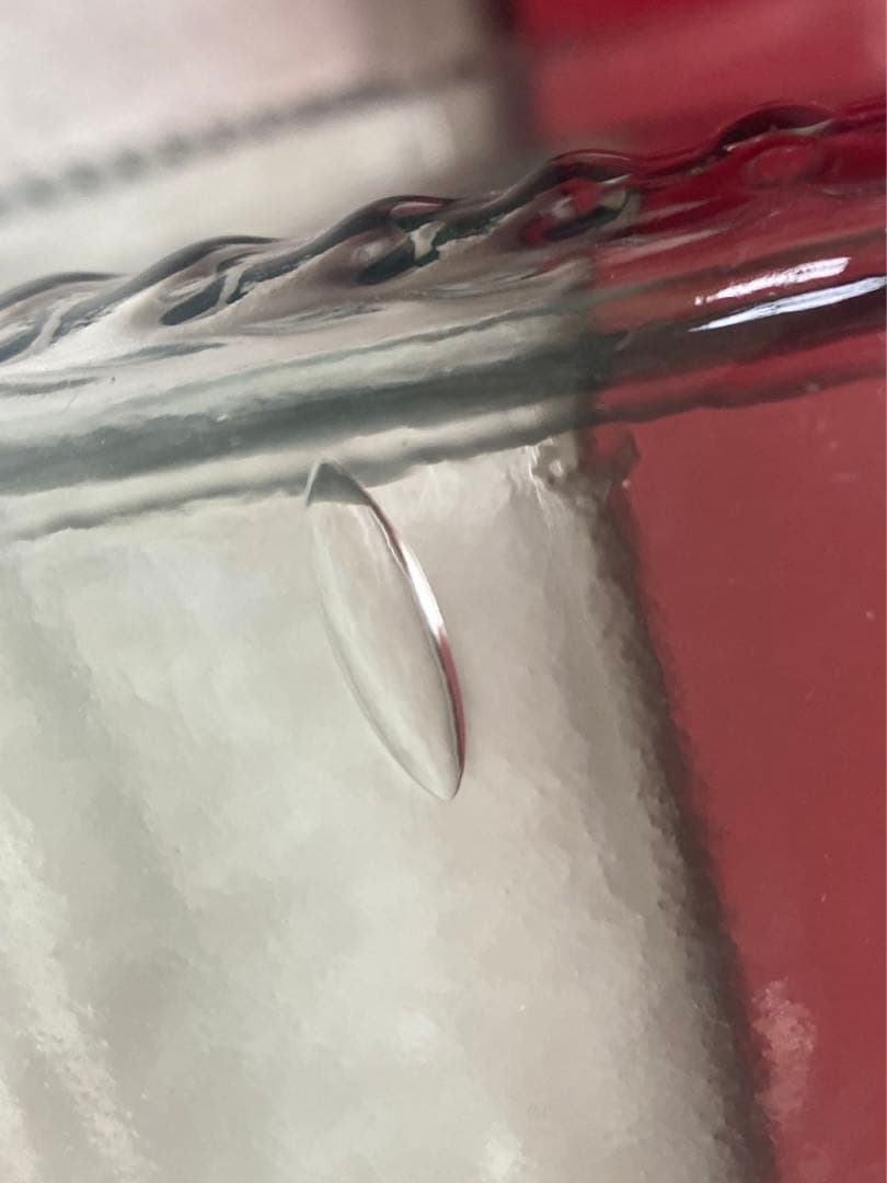 ガラス瓶　花瓶　デミジョン　特大　　　　　　　イタリア製　気泡　バブル　容器