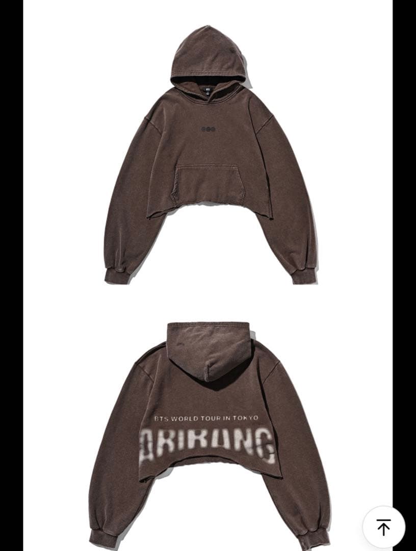 BTS ARIRANG Crop Hoodie Tokyo XLサイズ　未使用