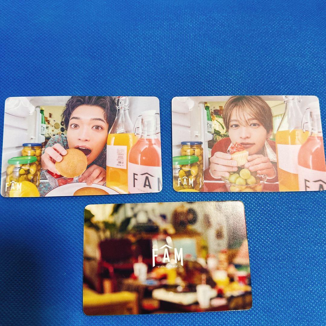 timelesz FAM 4形態セット 特典 トレーディングカード 付