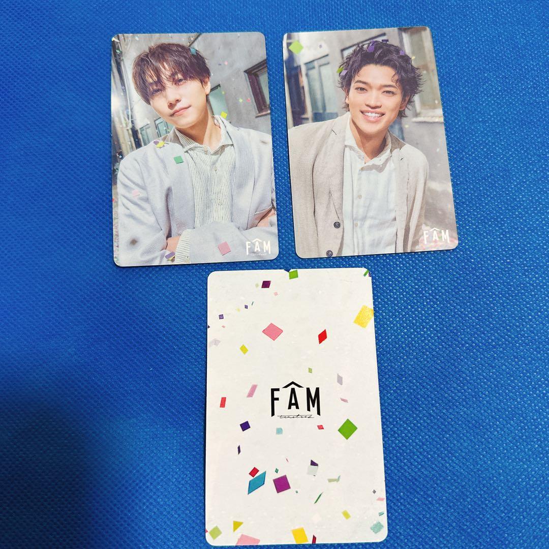 timelesz FAM 4形態セット 特典 トレーディングカード 付