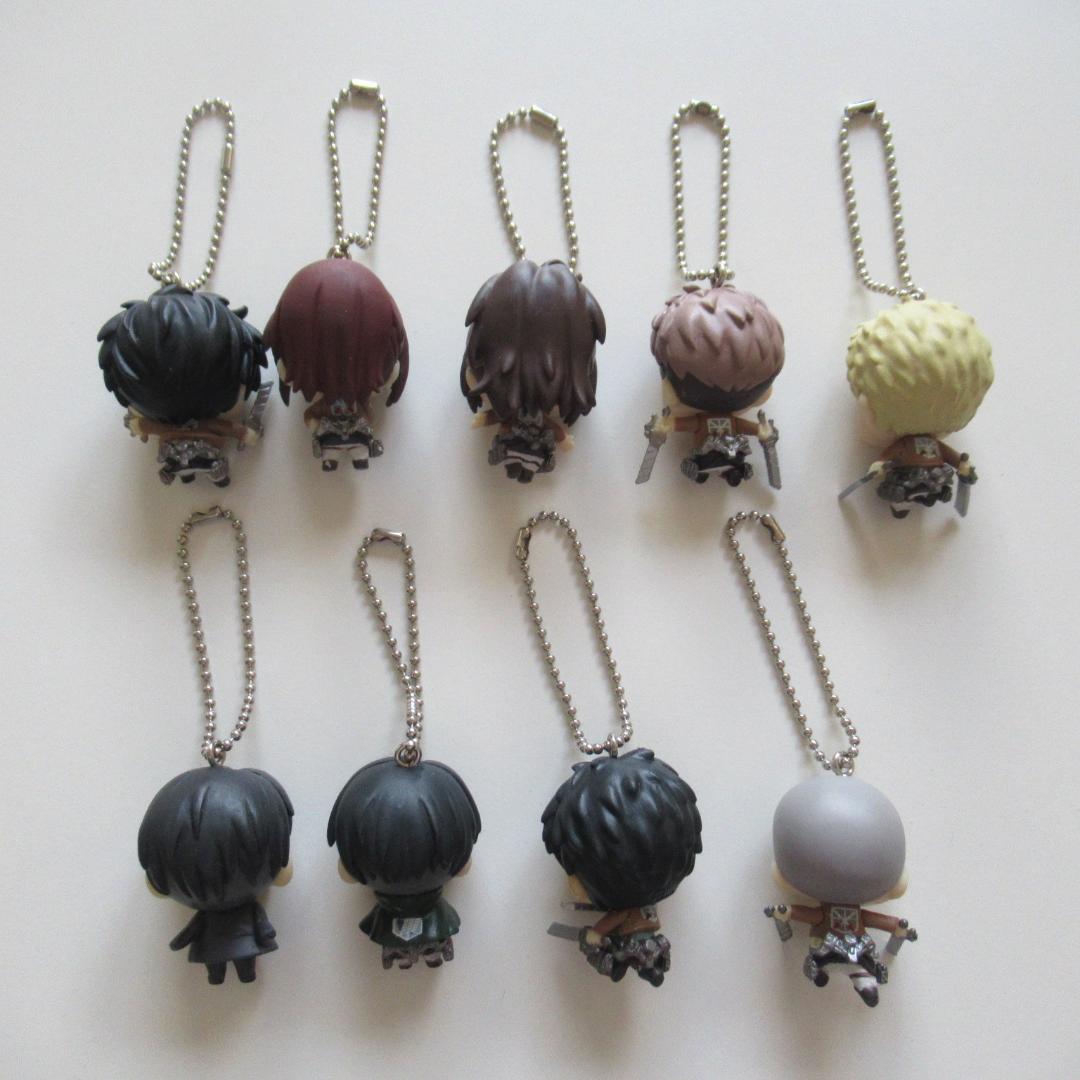 進撃の巨人 ちみキャラマスコット9点セット