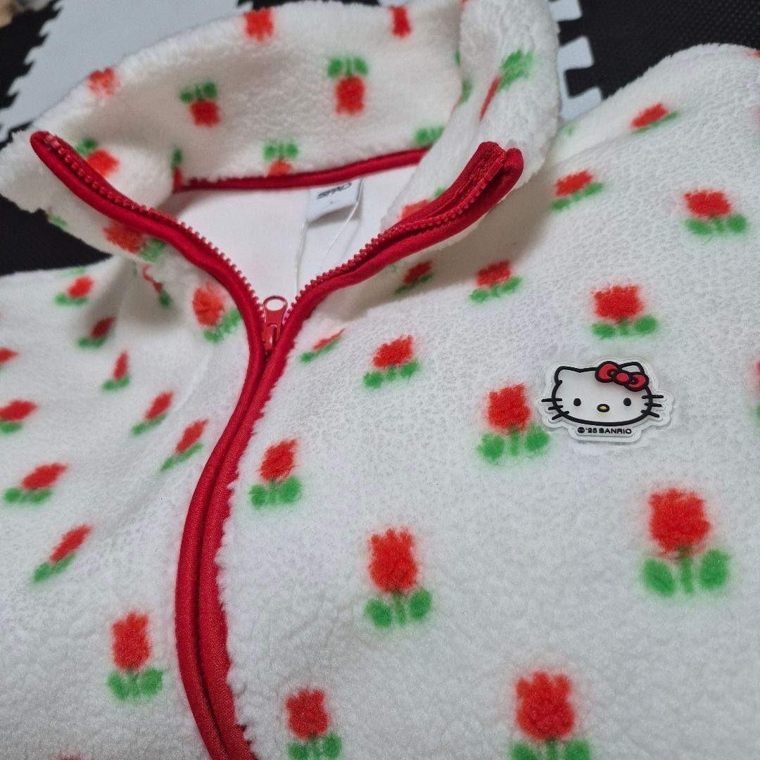 新品・韓国限定★スパオ　SPAO L　ハローキティ　サンリオ　フリース　アウター