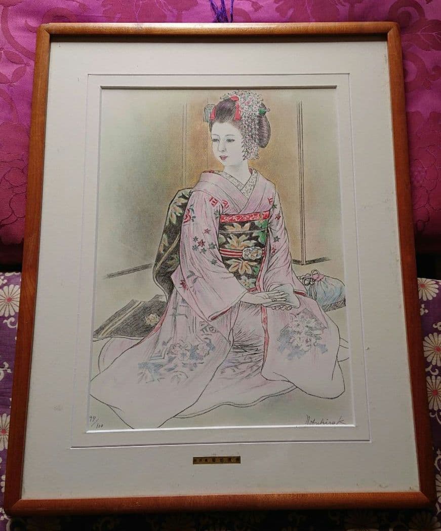 菊池信博作リトグラフ