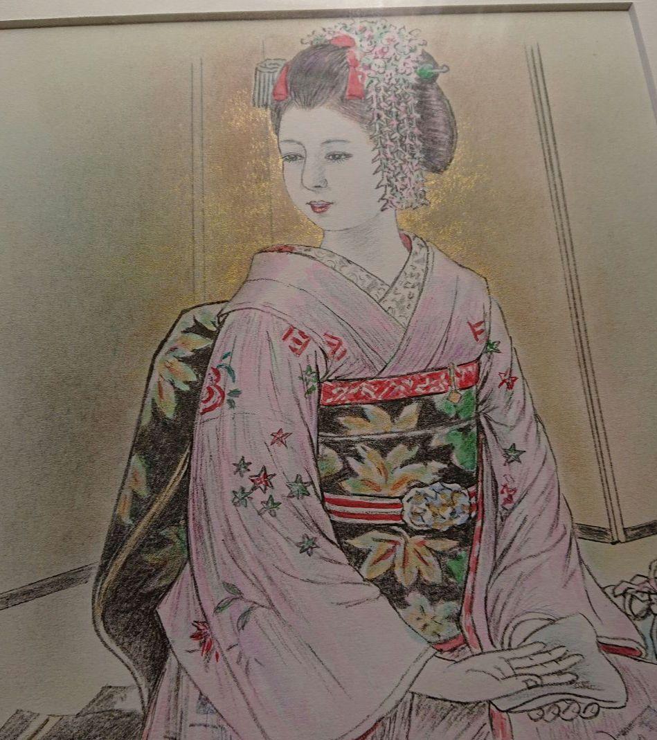 菊池信博作リトグラフ