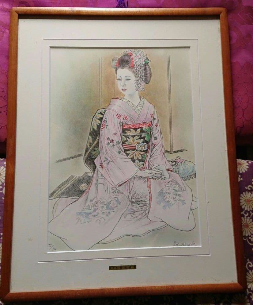 菊池信博作リトグラフ