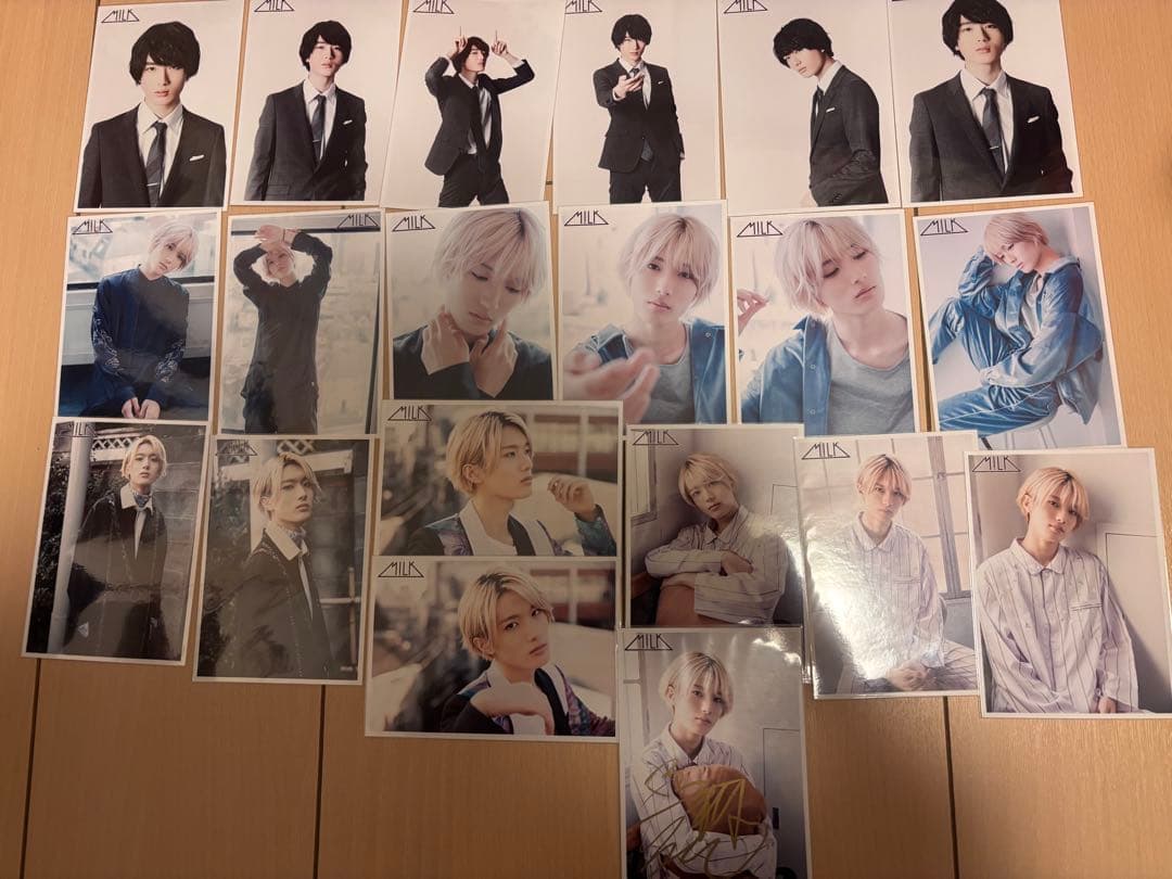 M!LK 山中柔太朗 生写真 28枚 サインあり