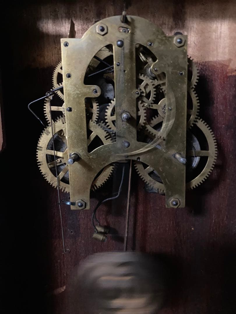 林時計 文化型数打式 8日巻柱時計 調整済 1週間連続稼働確認OK