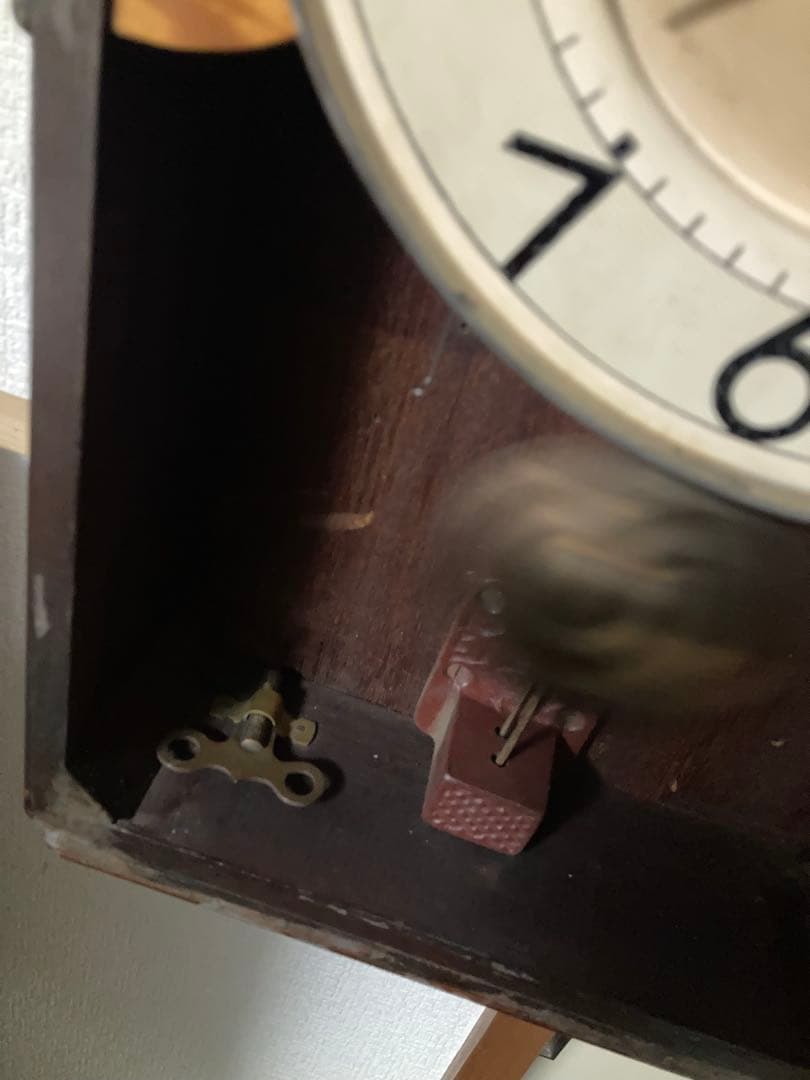 林時計 文化型数打式 8日巻柱時計 調整済 1週間連続稼働確認OK