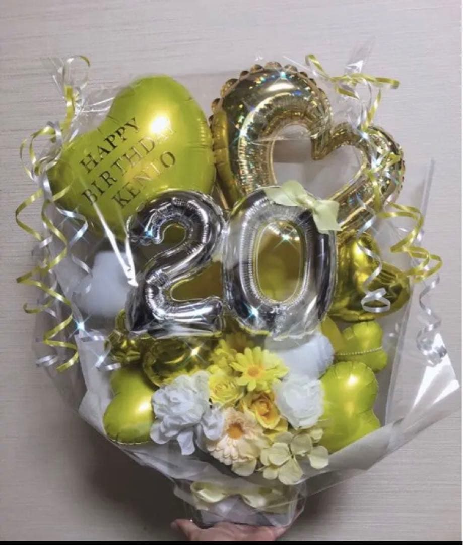 バルーンギフト　バルーンアレンジ  生誕祭　誕生日　推し　プレゼント
