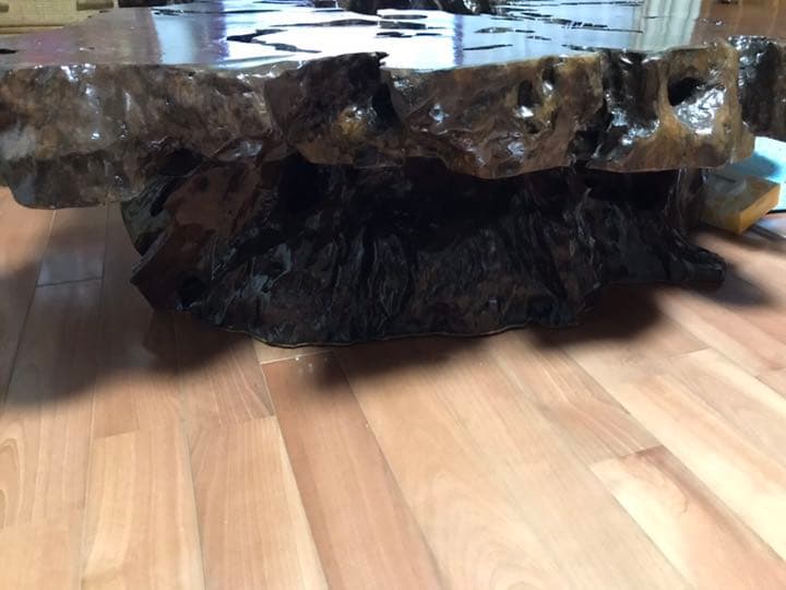 ９０年ほど前のアンティーク品・座卓テーブル・ ダイニングテーブル・ 飾り台