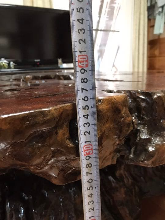 ９０年ほど前のアンティーク品・座卓テーブル・ ダイニングテーブル・ 飾り台