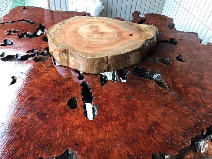 ９０年ほど前のアンティーク品・座卓テーブル・ ダイニングテーブル・ 飾り台