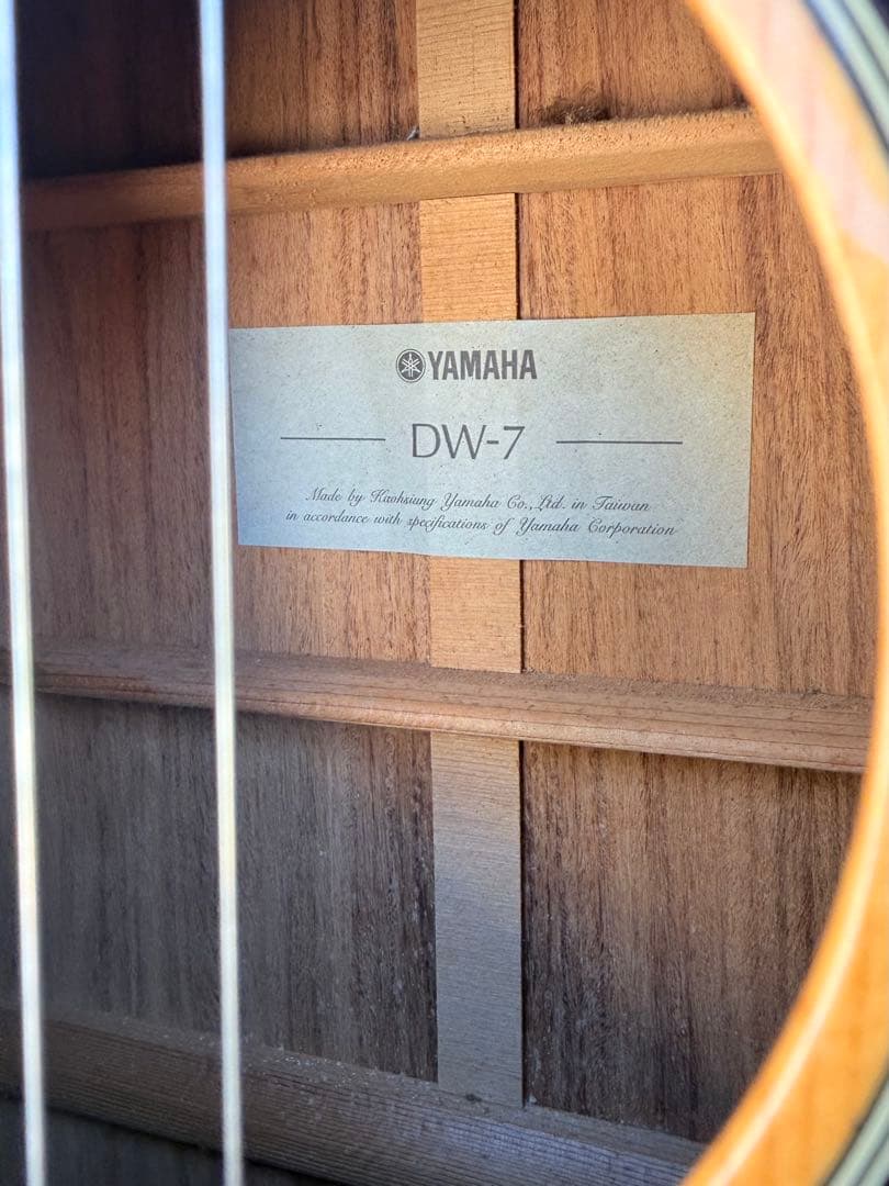 ギター YAMAHA DW-7 Natural
