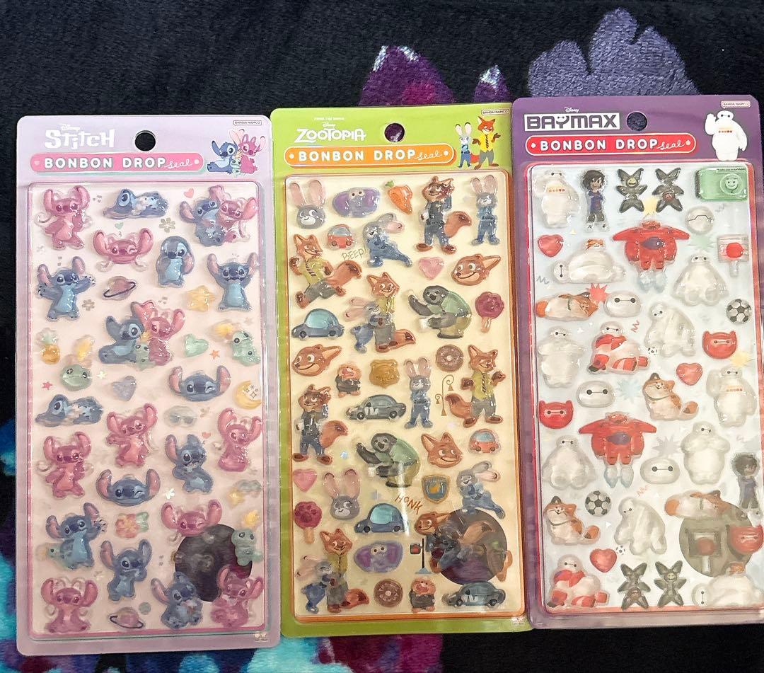 ボンボンドロップシール　ディズニー　モチハグ　ミッキー　セット