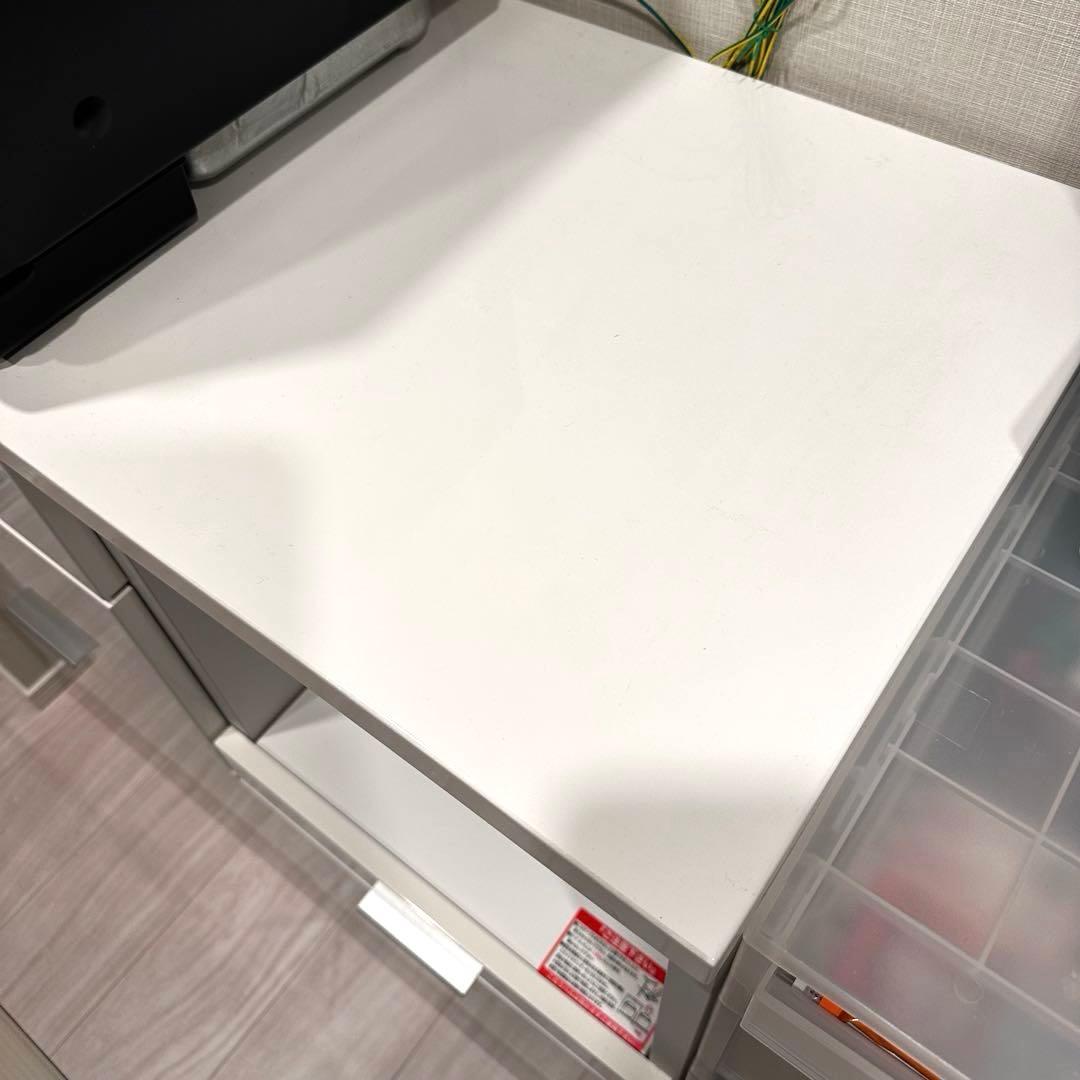 ニトリ　キッチンカウンター　引き出し収納 幅90cm　エトナ90CT WH