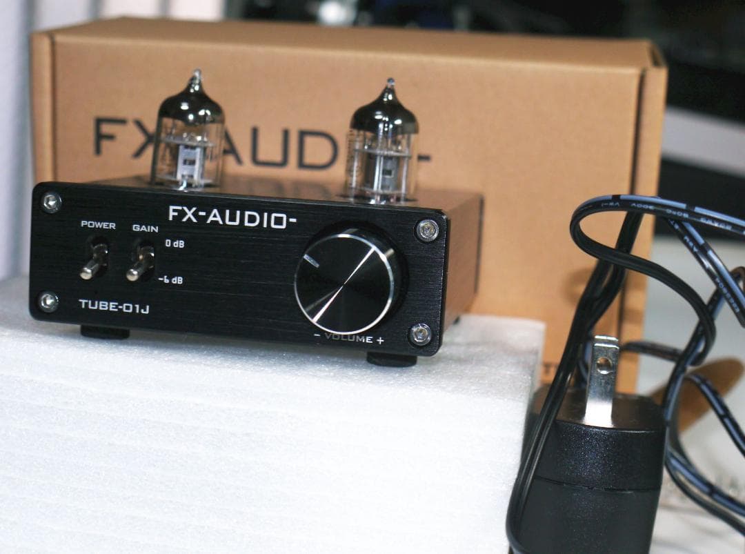 NFJ FX-AUDIO　TUBE-01J ブラック　 6J1ロシア製