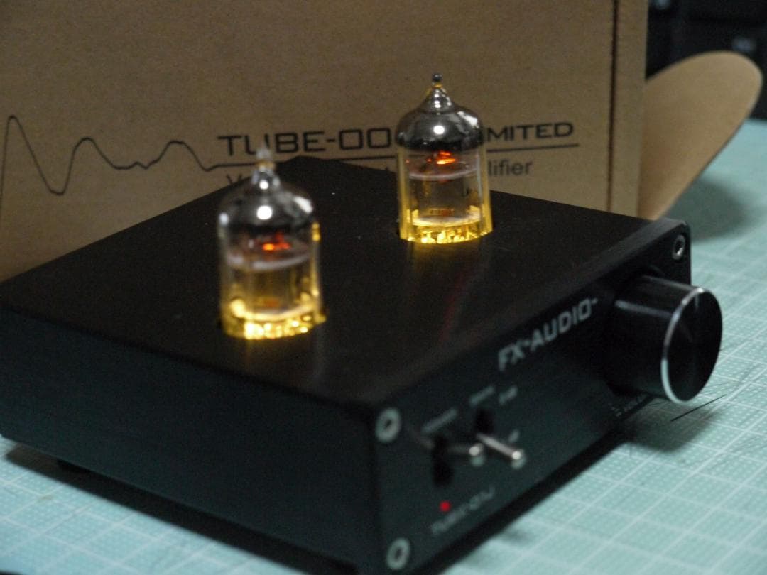 NFJ FX-AUDIO　TUBE-01J ブラック　 6J1ロシア製