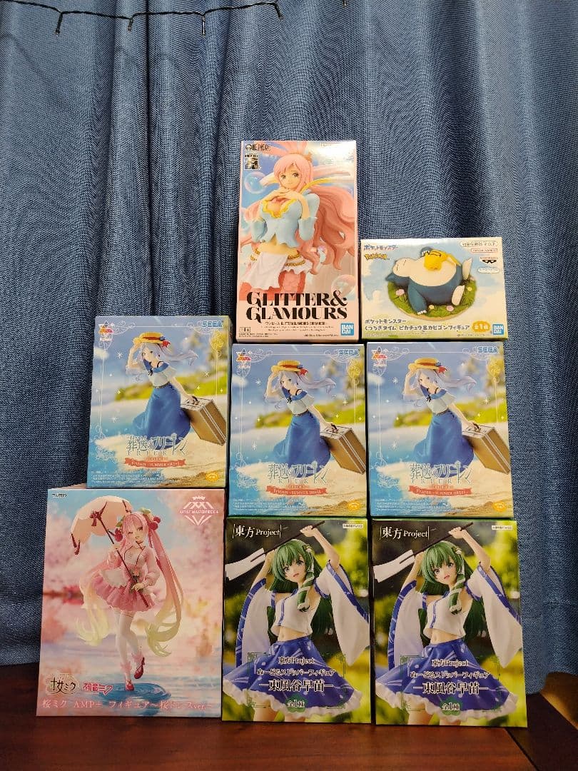 最新プライズフィギュア まとめ売り 8体セット 桜ミク 東風谷早苗 フリーレン他