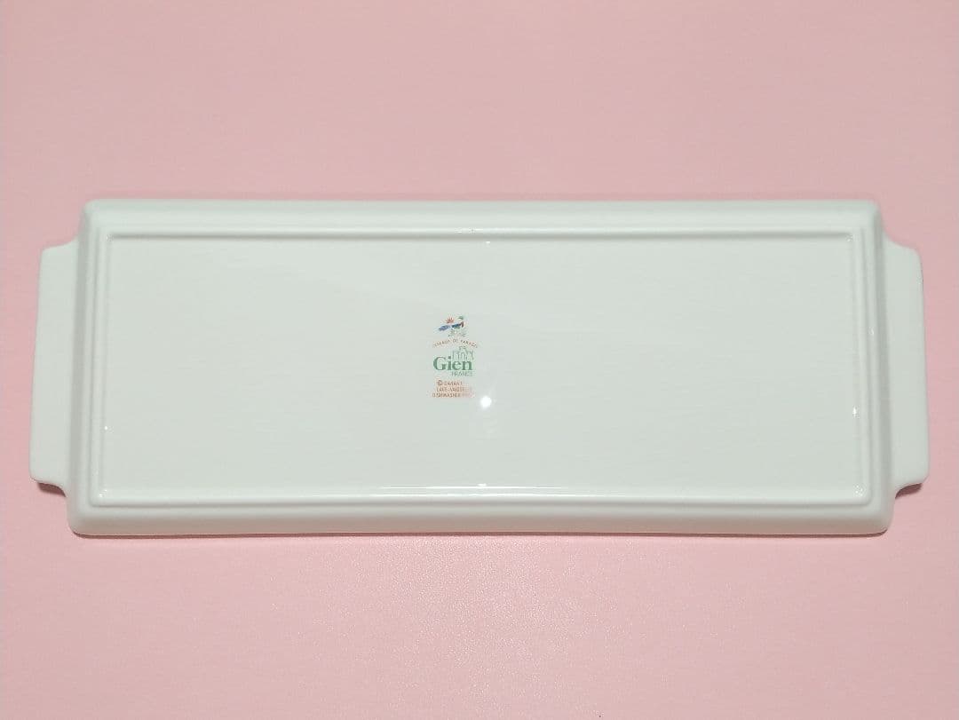 未使用品 約38cm Gien ジアン オワゾパラディ 皿 極楽鳥 パーティー皿