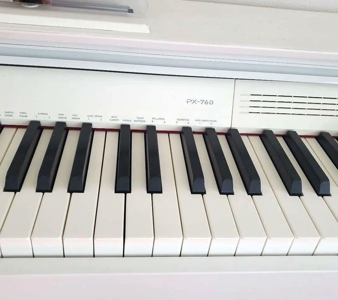 CASIO PX-760 ホワイト デジタルピアノ 椅子付き