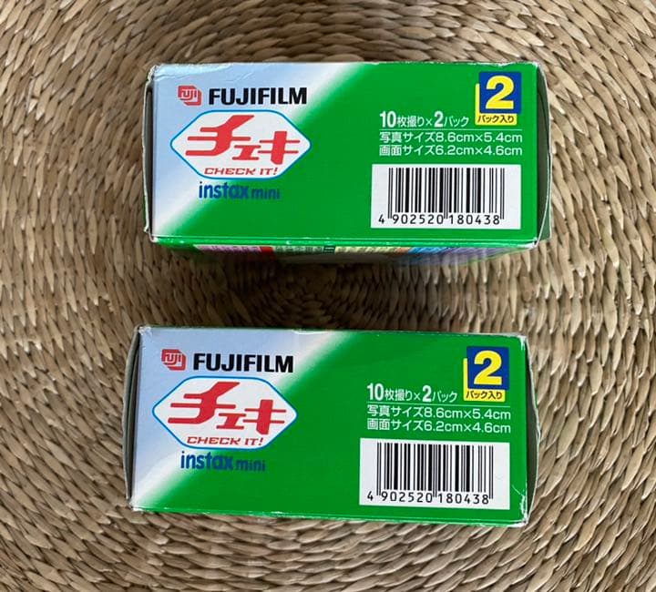 初期チェキ用　ヴィンテージフィルム10枚撮り2パックセット×2個