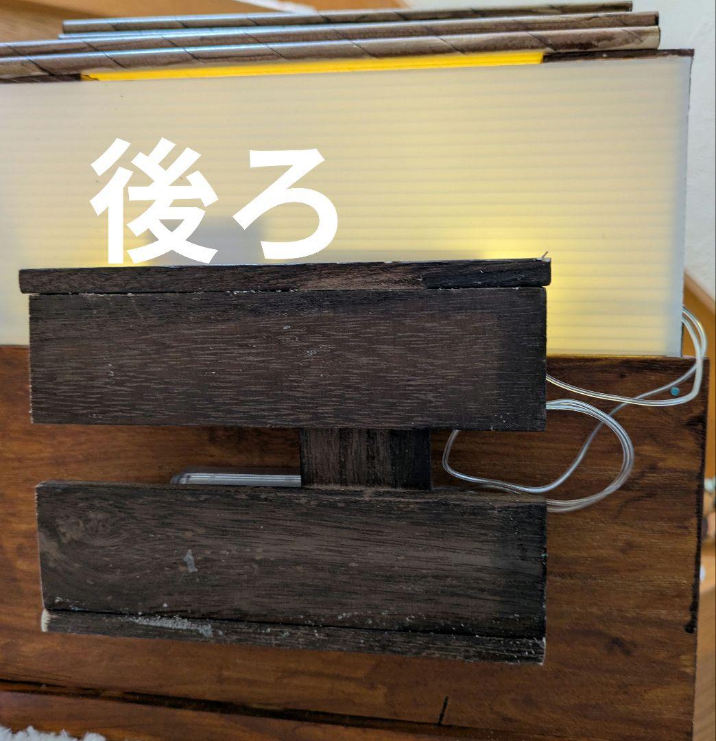 ミニチュアハウス　ハンドメイド床屋さん　ドールハウスコンコンブル