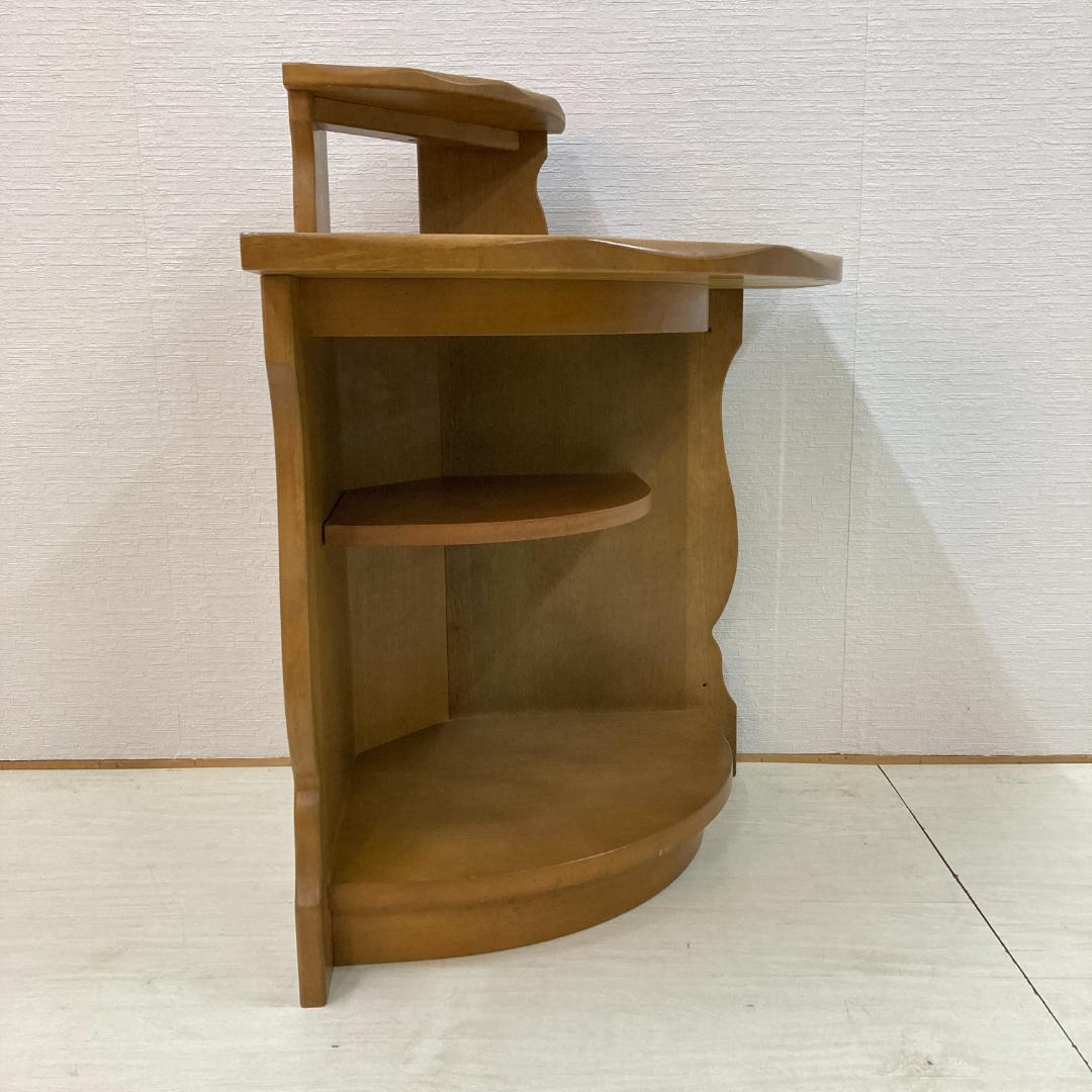 【カリモク】ルスティック　コーナーキャビネット　ラック　棚　カントリー