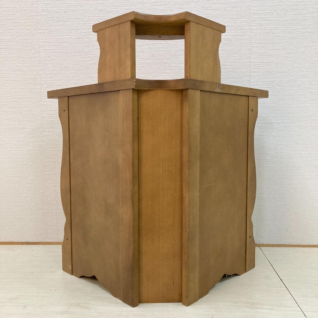 【カリモク】ルスティック　コーナーキャビネット　ラック　棚　カントリー