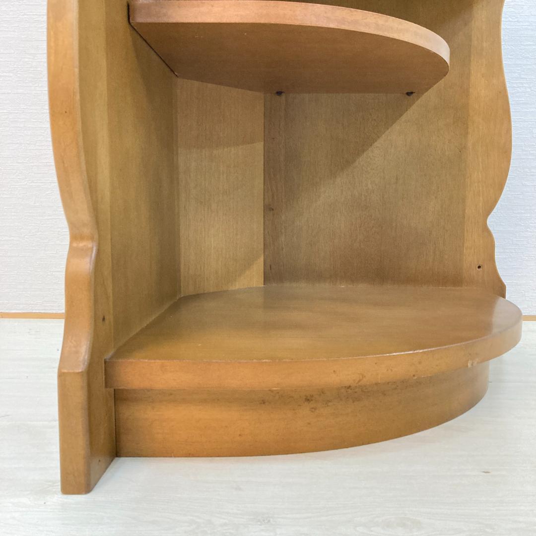 【カリモク】ルスティック　コーナーキャビネット　ラック　棚　カントリー