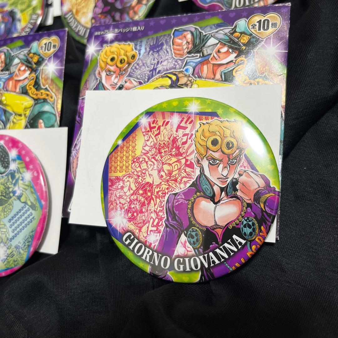 ジョジョの奇妙な冒険 ジョジョ展 缶バッジ JOJO 主人公 5個セット