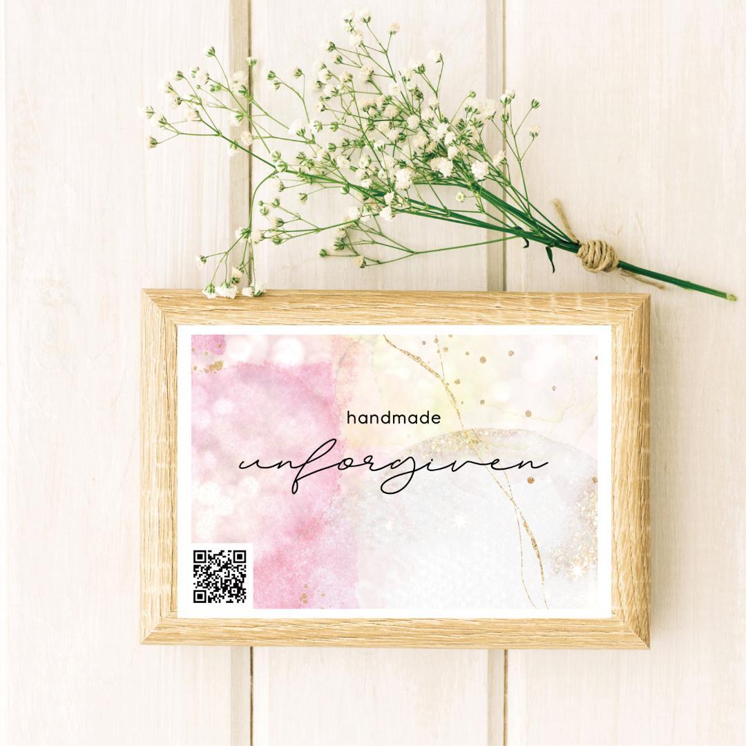 【O-5】委託販売・ハンドメイドイベントに★名入れショップサイン／ミニPOP