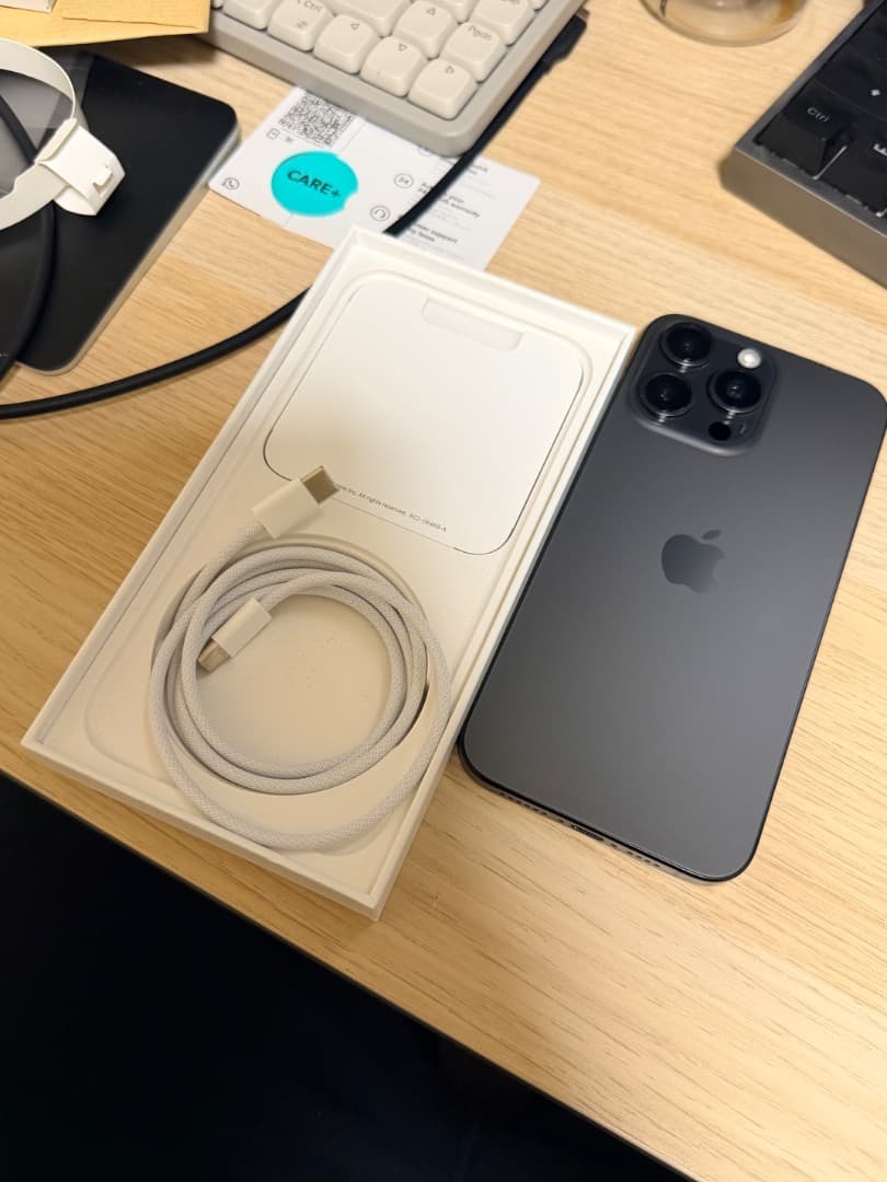 む*ん様 iPhone 15 Pro Max 256GB ブラックチタニウム S