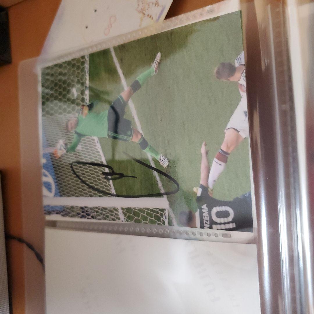 サッカー選手サイン　②　直筆サイン