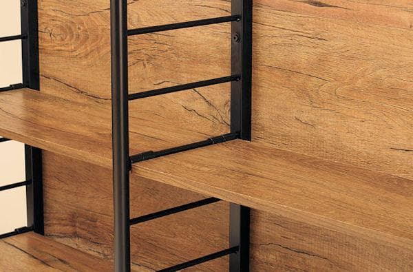 北欧風スクリーンラック幅117.5 間仕切り 壁面収納 突っ張りラック（71）